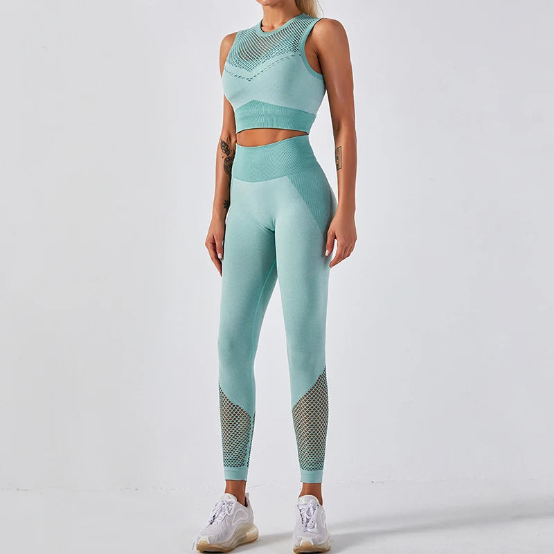 Move Like Diva Seamless Women's Sports Suits Set