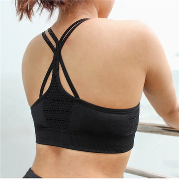 Women's High Impact Criss Cross Sports Bra with Pads