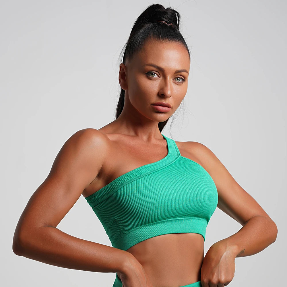 Seamless Push-Up Sports Bra