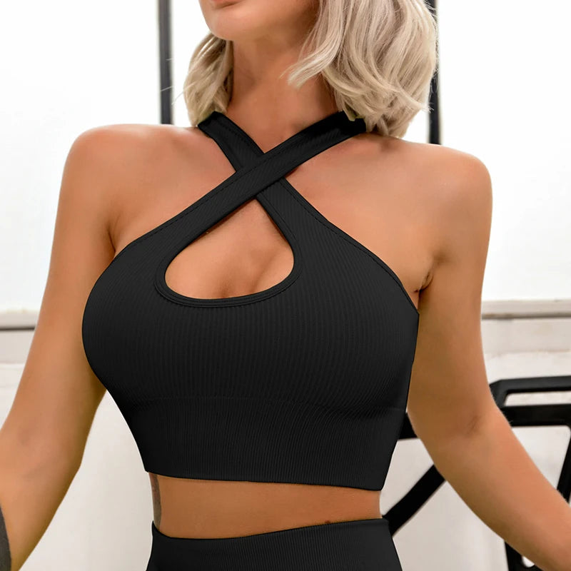 Move Like Diva Seamless Push-Up Sports Bra