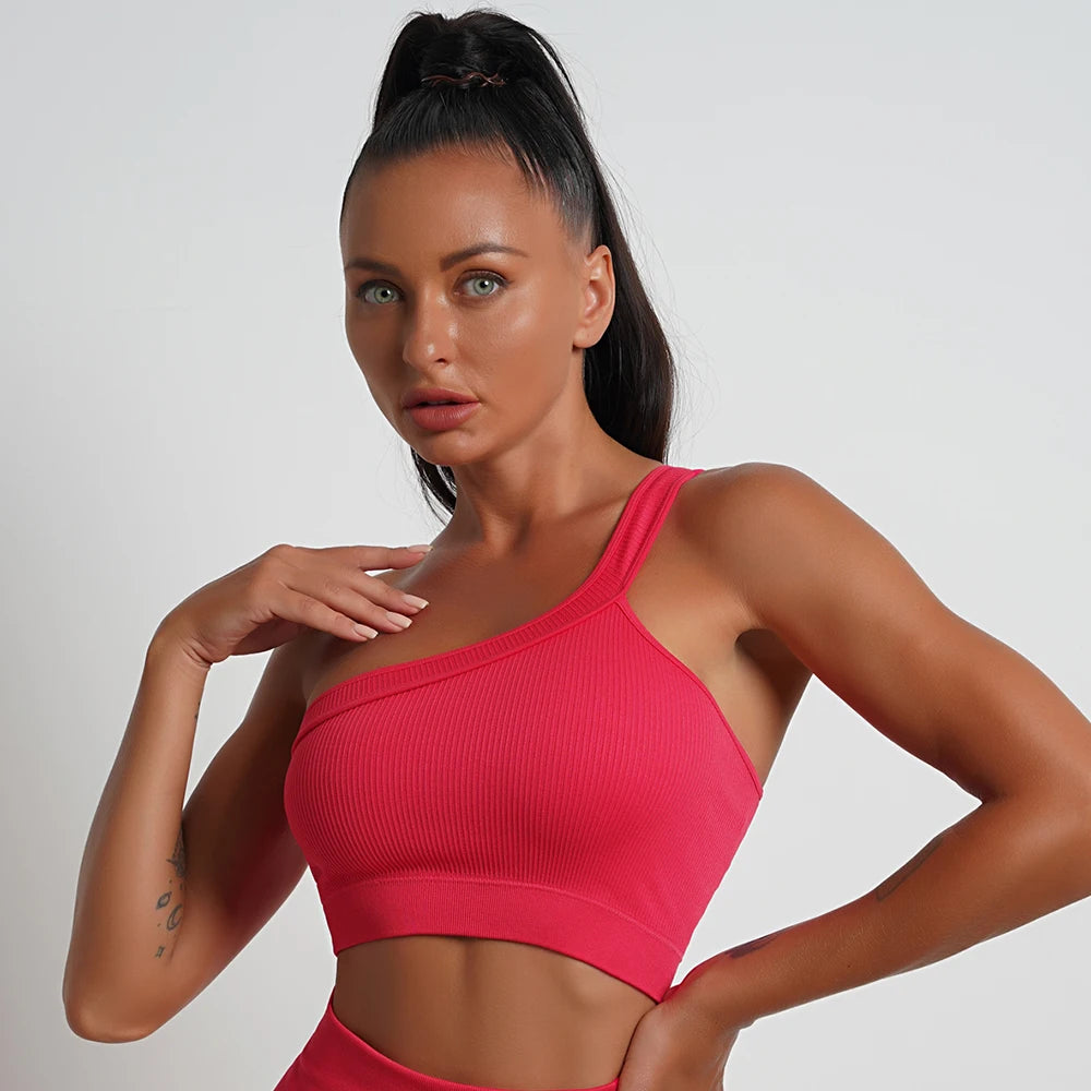 Seamless Push-Up Sports Bra