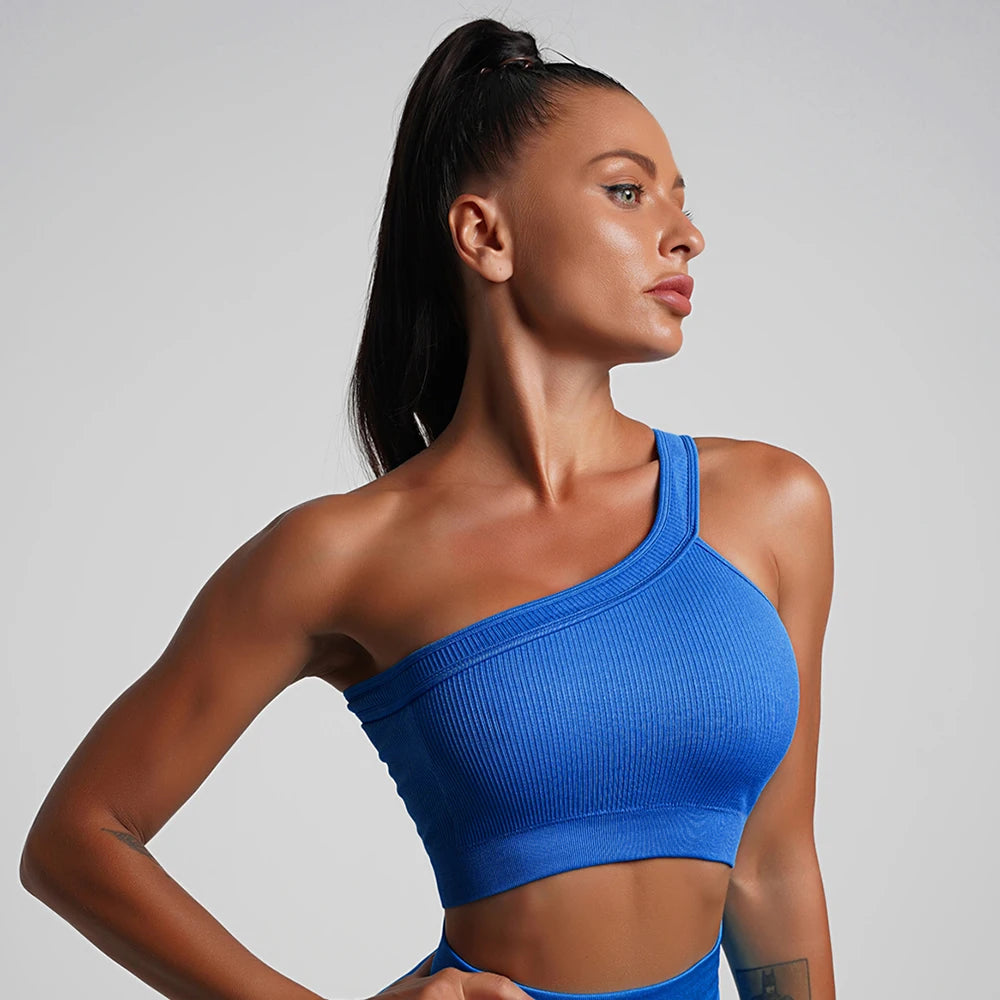 Seamless Push-Up Sports Bra